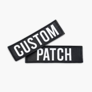 Sublimated velcro name patch